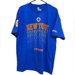 New York KNICKS T- SHIRT 2023 PLAYOFFS SIZE XL ( ORIGINAL T-SHIRT ) HEAVY COTTON
